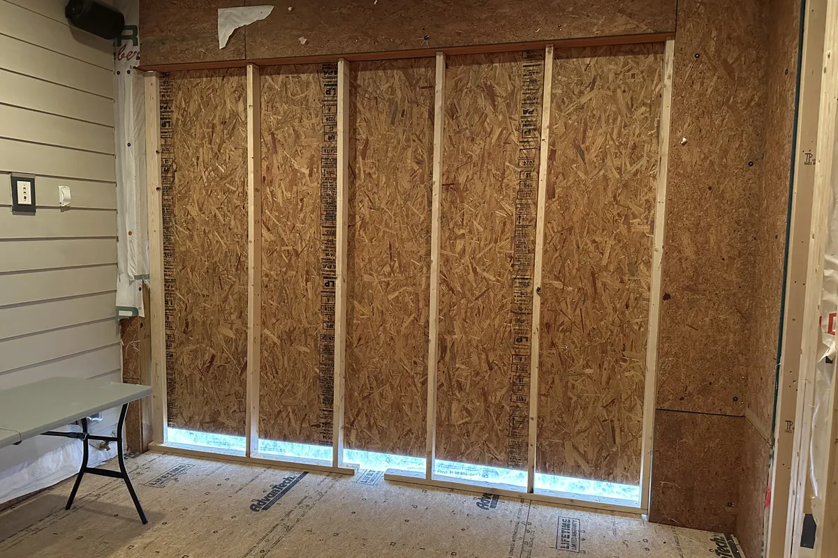 Original setup prior to enclosed porch installation in Whitehaven